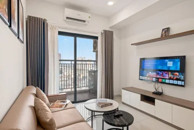 Smile Home - SOHO Apartment balcony - Modern comfortable – 照片 4