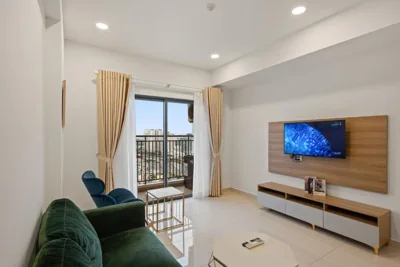 Smile Home - SOHO Apartment balcony - Modern comfortable – 照片 15